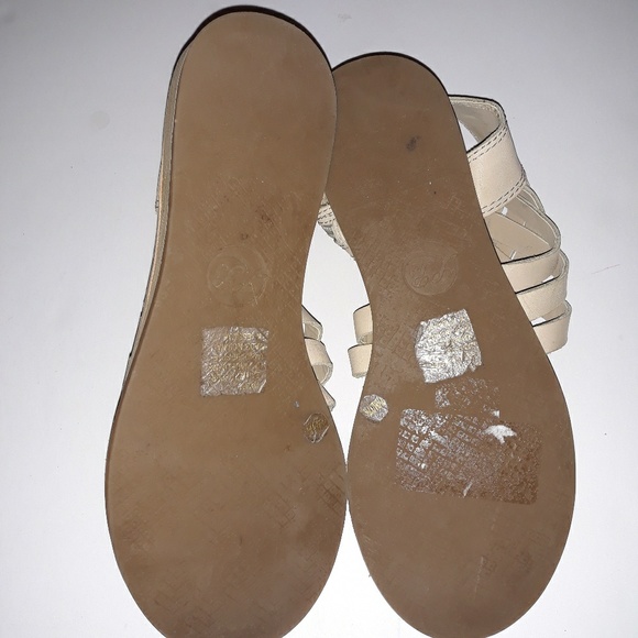 Lucky Brand Gladiator Sandals Champagne Gold Size 7.5 - Picture 5 of 6